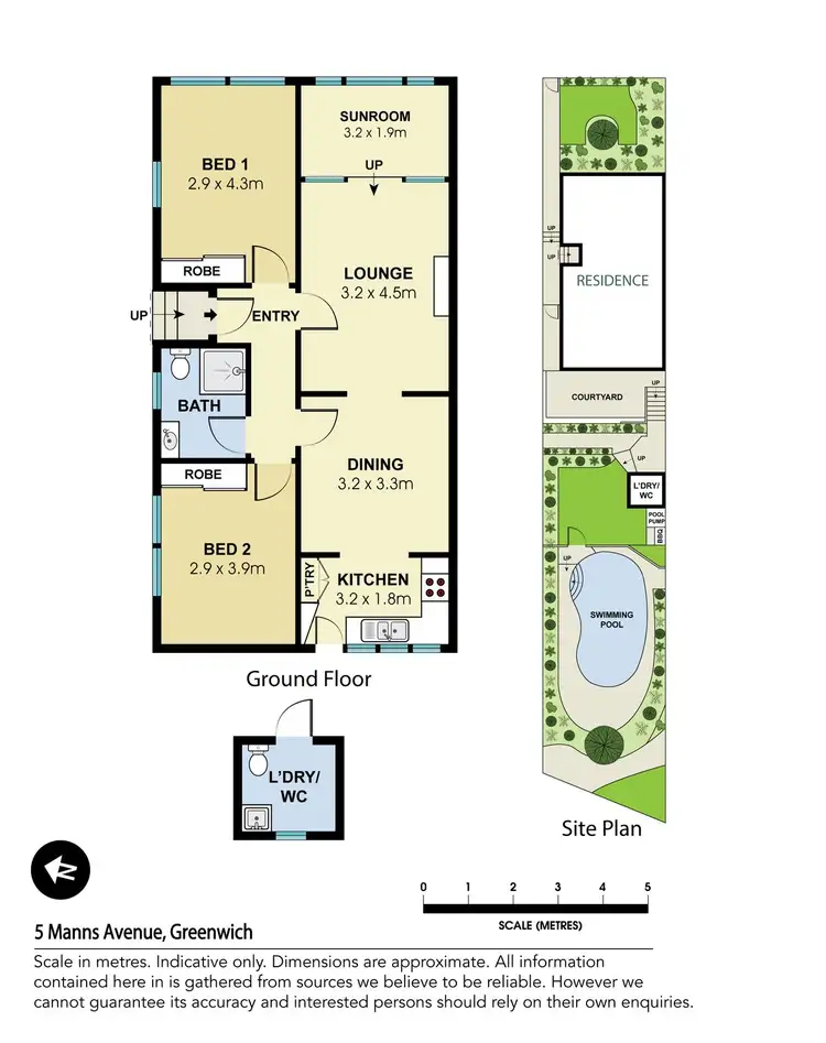 Floorplan of Homely house listing, 5 Manns Avenue, Greenwich NSW 2065