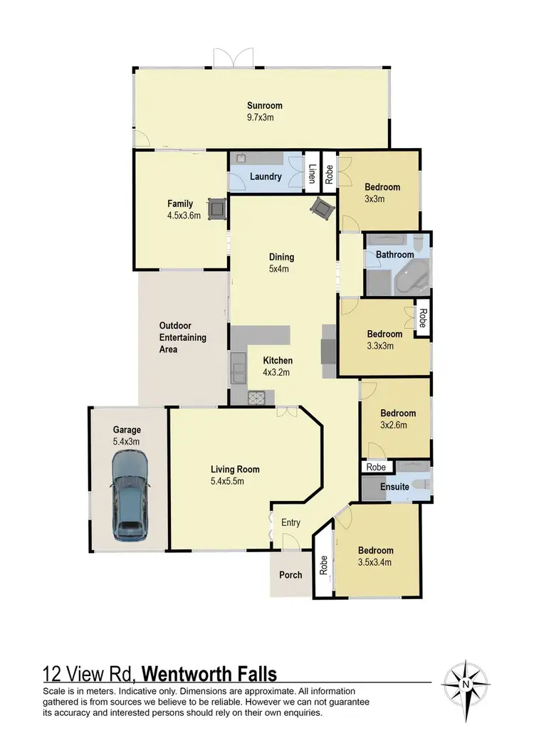 Floorplan of Homely house listing, 12 View Road, Wentworth Falls NSW 2782