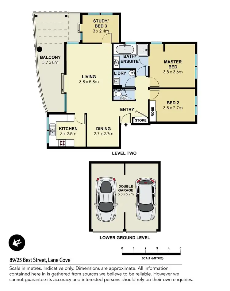 Floorplan of Homely apartment listing, 89/25 Best Street, Lane Cove NSW 2066