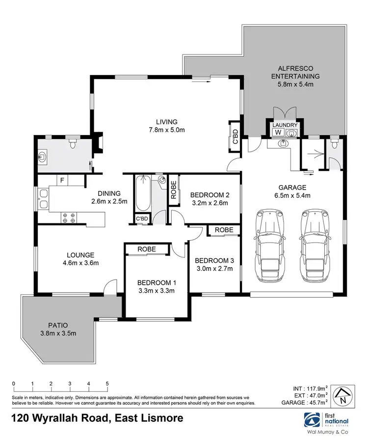 Floorplan of Homely house listing, 120 Wyrallah Road, East Lismore NSW 2480