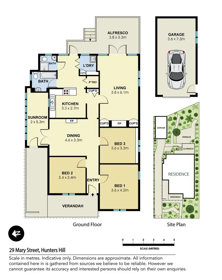 Floorplan of Homely house listing, 29 Mary Street, Hunters Hill NSW 2110