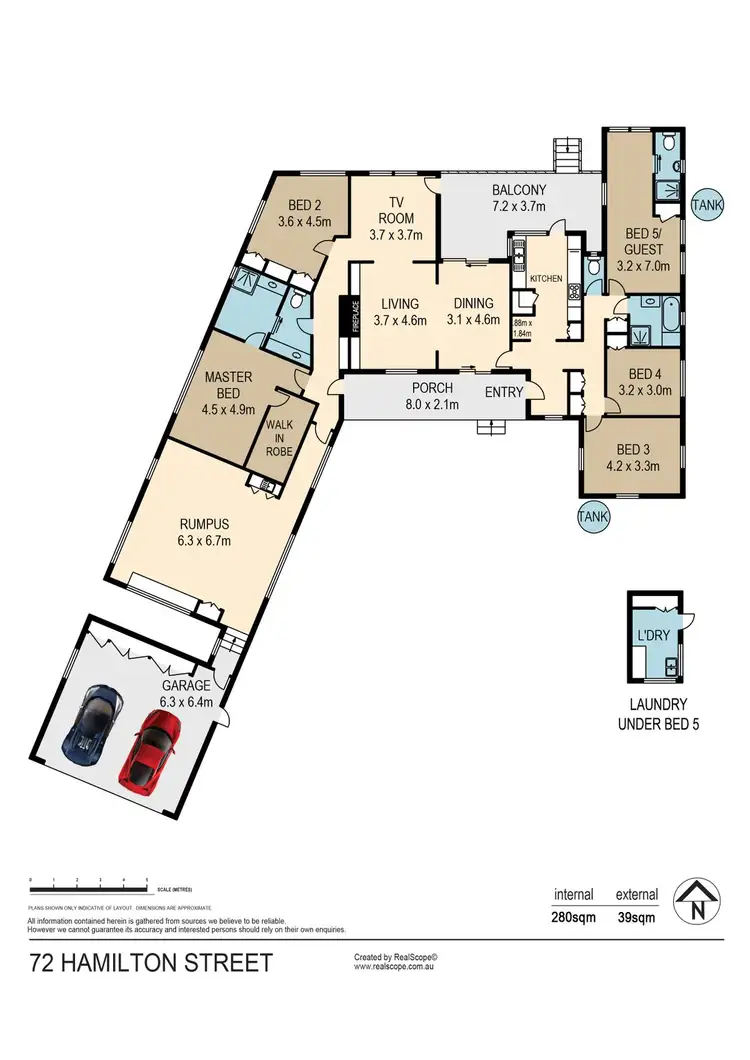 Floorplan of Homely house listing, 72 Hamilton Street, Sherwood QLD 4075