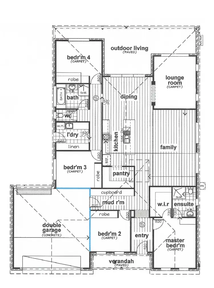 Floorplan of Homely house listing, 16 Midtown Drive, Mildura VIC 3500