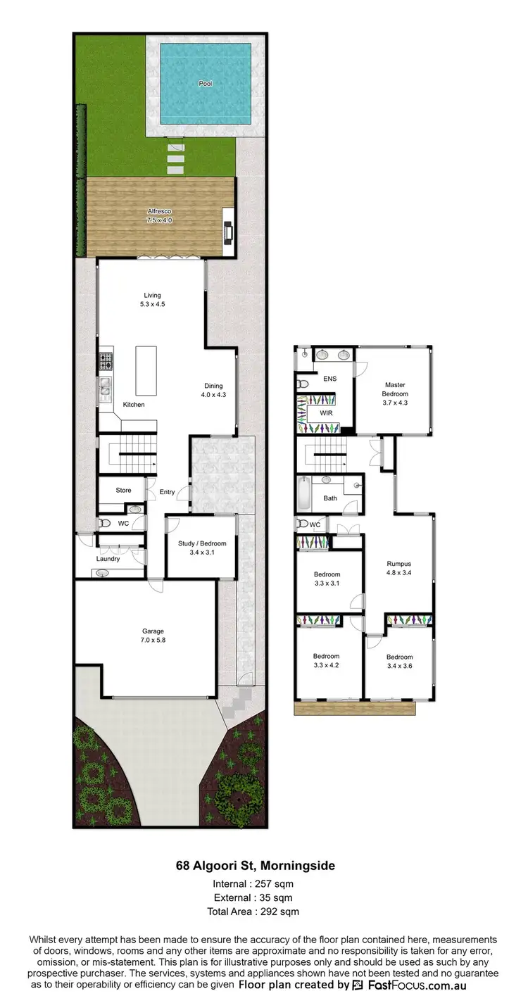 Floorplan of Homely house listing, 68 Algoori Street, Morningside QLD 4170