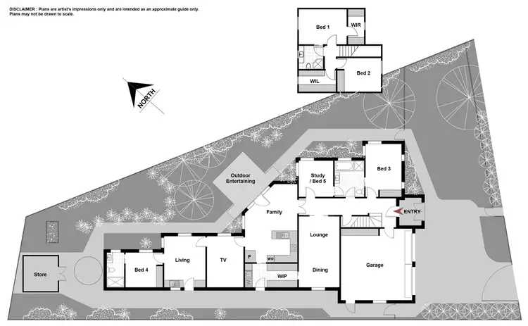 Floorplan of Homely house listing, 44 Strzelecki Crescent, Narrabundah ACT 2604