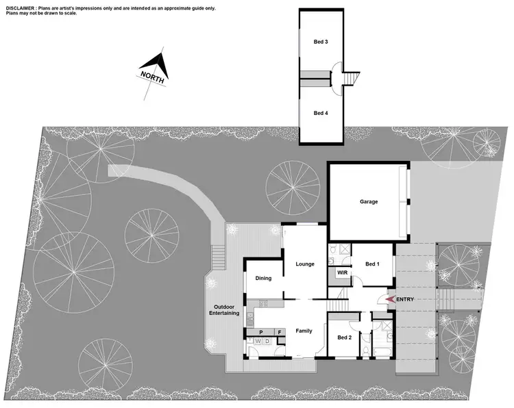 Floorplan of Homely house listing, 317 Bugden Avenue, Fadden ACT 2904