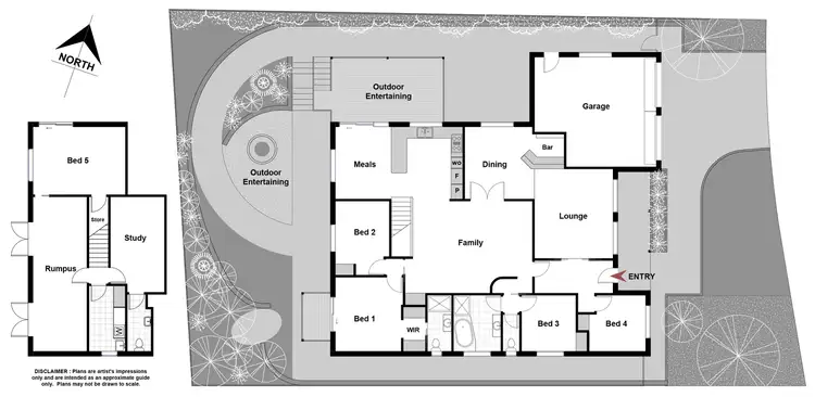 Floorplan of Homely house listing, 18 Gurr Street, Calwell ACT 2905