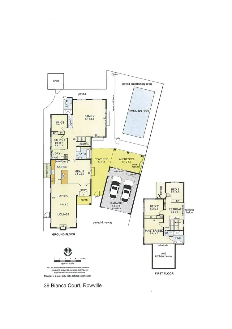 Floorplan of Homely house listing, 39 Bianca Court, Rowville VIC 3178