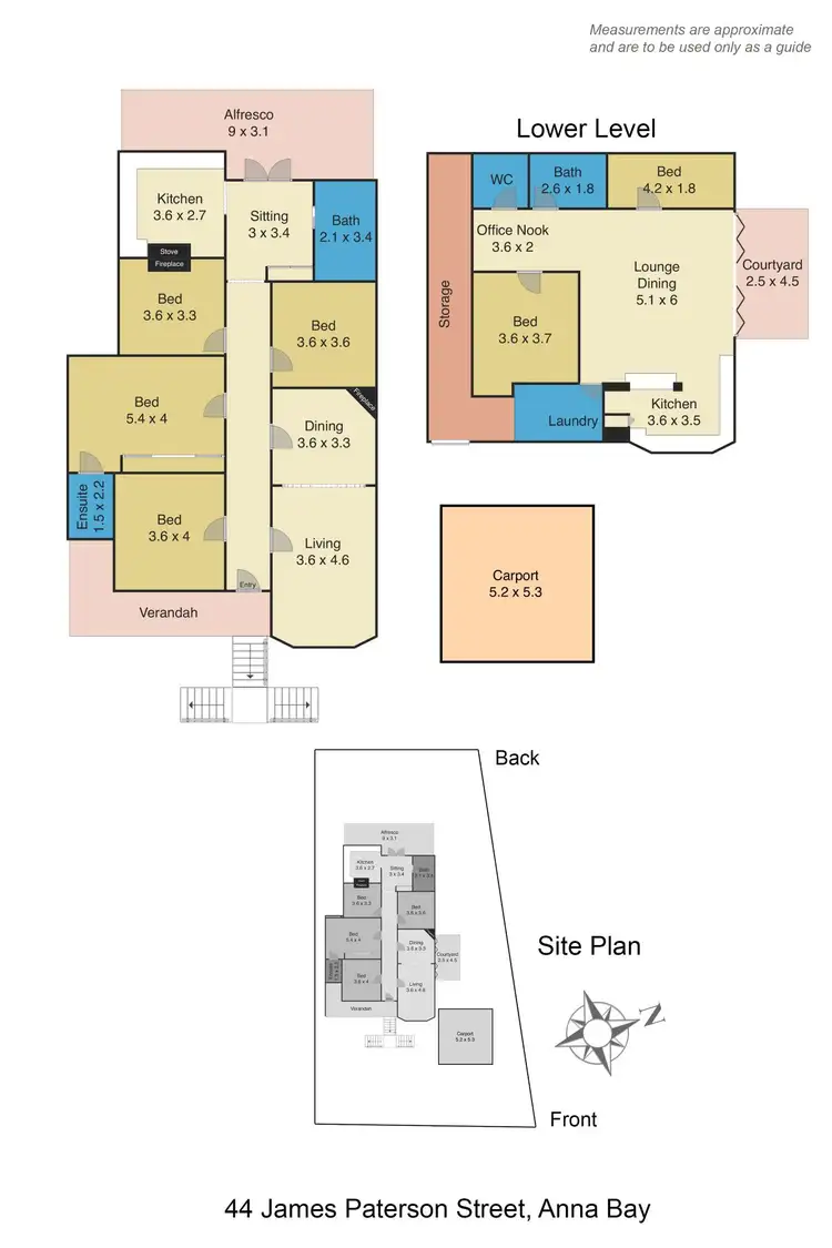 Floorplan of Homely house listing, 44 James Paterson Street, Anna Bay NSW 2316