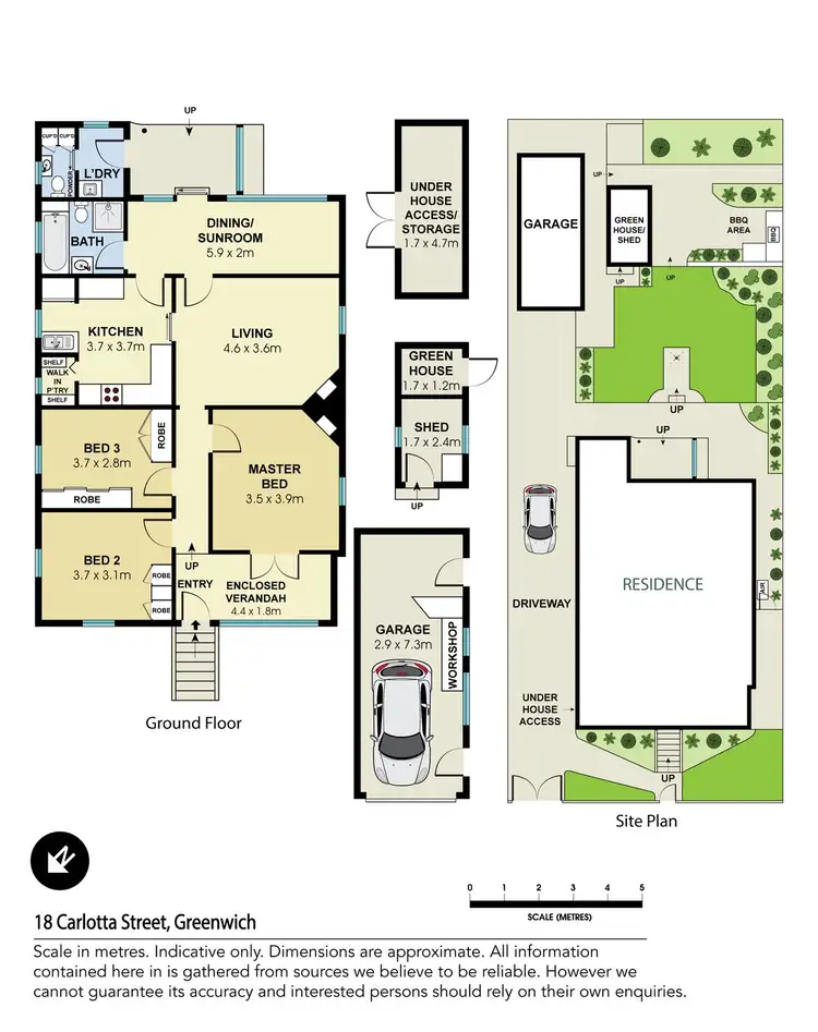 Floorplan of Homely house listing, 18 Carlotta Street, Greenwich NSW 2065