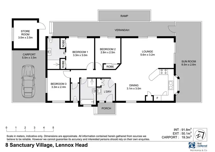 Floorplan of Homely house listing, 8/502 Ross Lane, Lennox Head NSW 2478