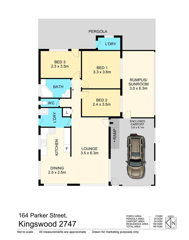 Floorplan of Homely house listing, 164 Parker Street, Kingswood NSW 2747