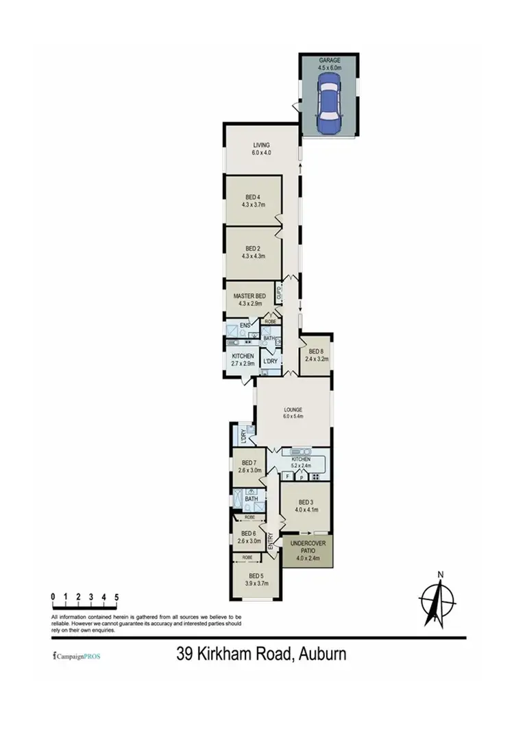 Floorplan of Homely house listing, 39 Kirkham Road, Auburn NSW 2144