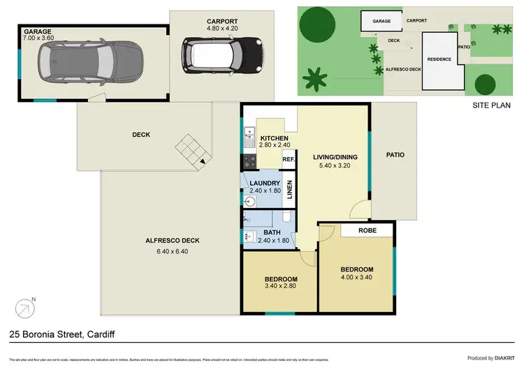 Floorplan of Homely house listing, 25 Boronia Street, Cardiff NSW 2285