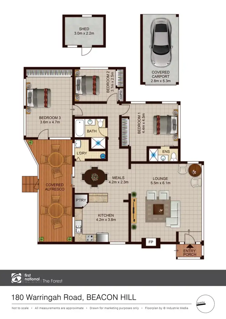 Floorplan of Homely house listing, 180 Warringah Road, Beacon Hill NSW 2100