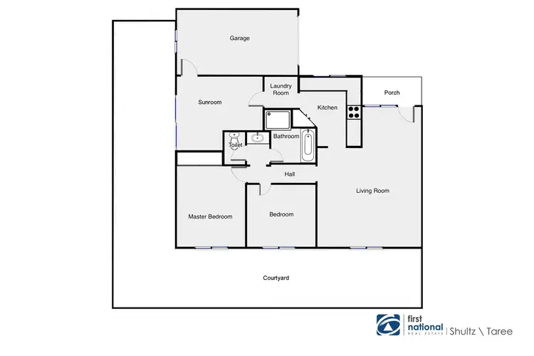 Floorplan of Homely villa listing, 14/1 Spence Street, Taree NSW 2430