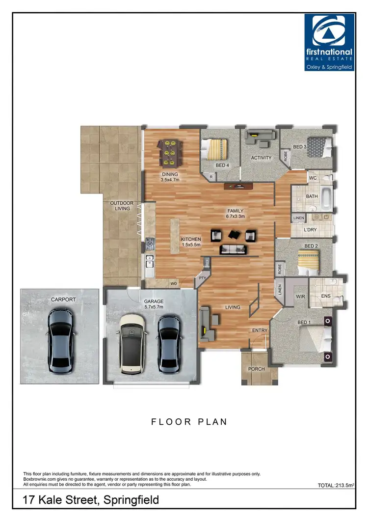 Floorplan of Homely house listing, 17 Kale Street, Springfield QLD 4300