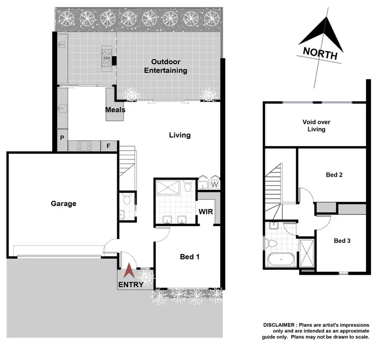 Floorplan of Homely townhouse listing, 2/15 Lumeah Street, Narrabundah ACT 2604