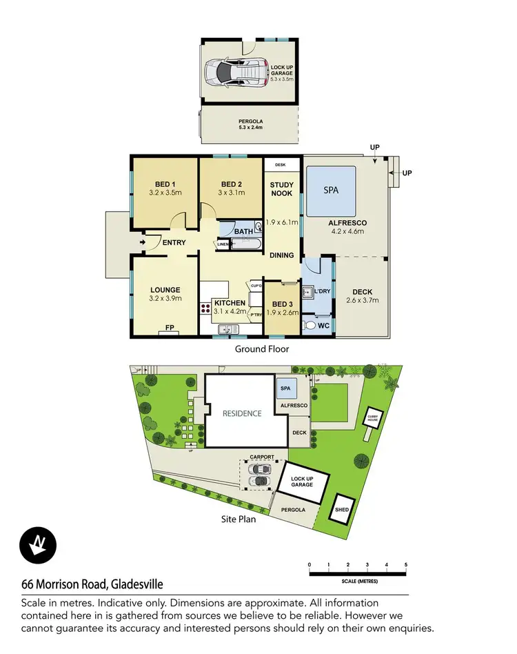 Floorplan of Homely house listing, 66 Morrison Road, Gladesville NSW 2111