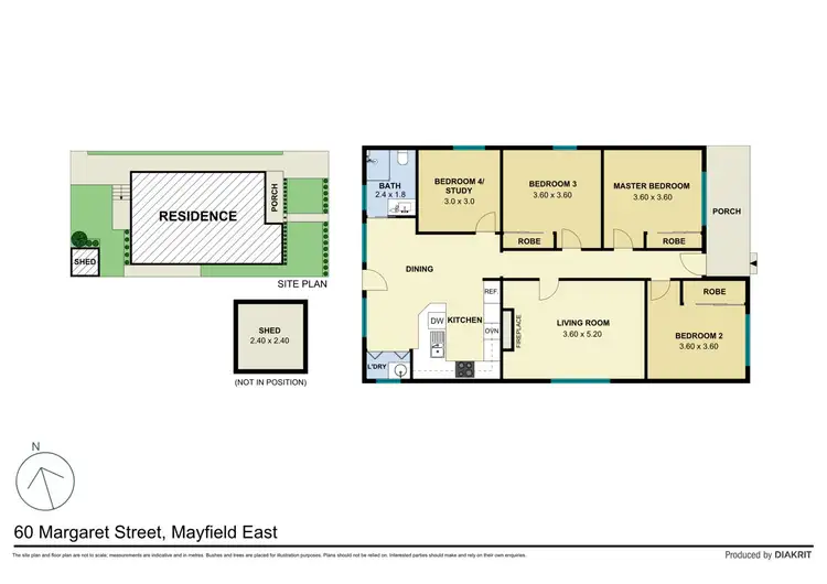 Floorplan of Homely house listing, 60 Margaret Street, Mayfield East NSW 2304