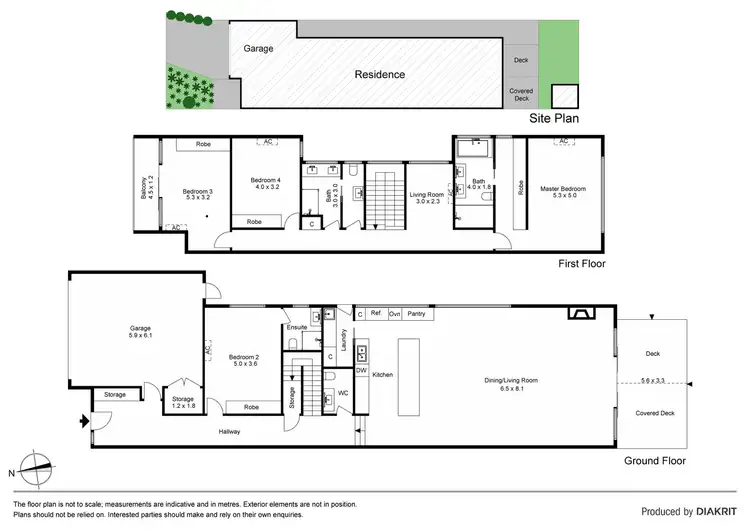 Floorplan of Homely townhouse listing, 6A Greenwood Street, Doncaster VIC 3108