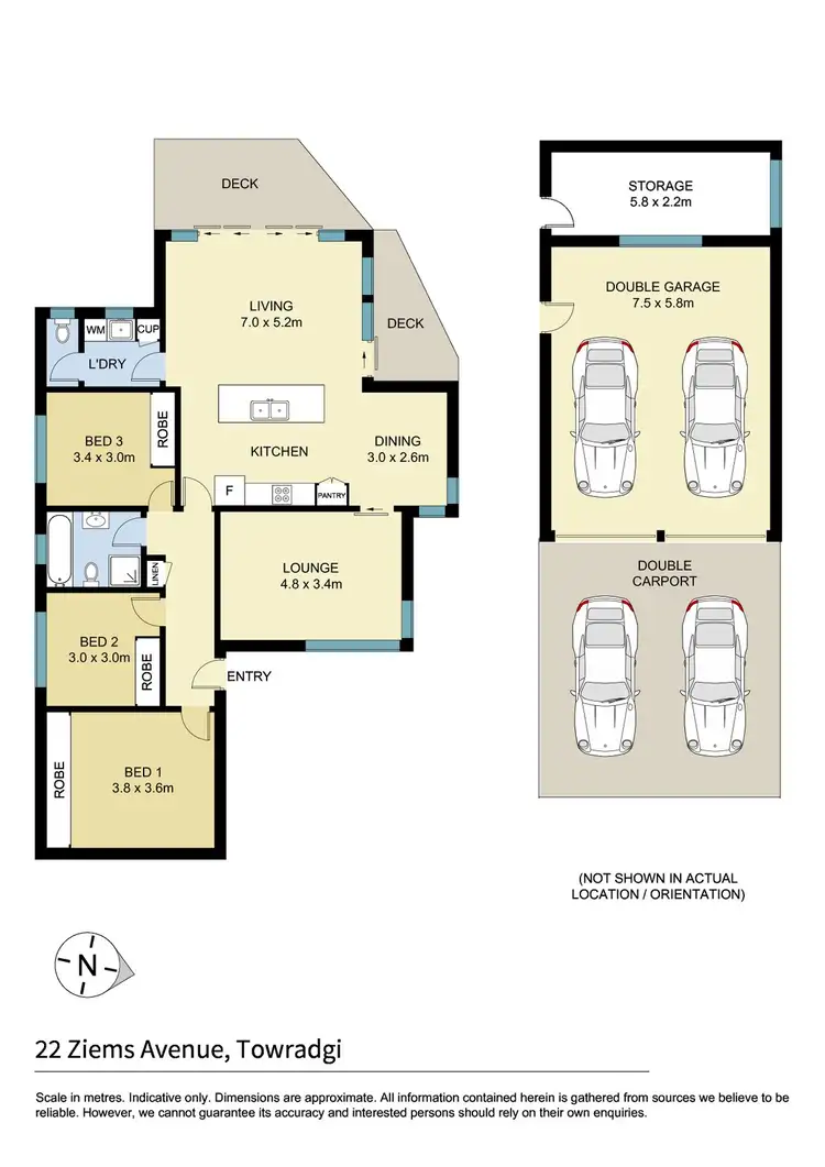 Floorplan of Homely house listing, 22 Ziems Avenue, Towradgi NSW 2518