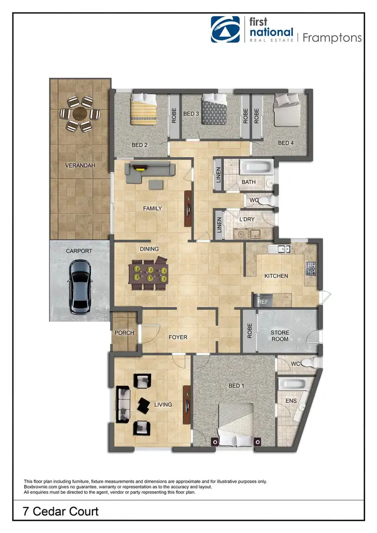 Floorplan of Homely house listing, 7 Cedar Court, East Side NT 870