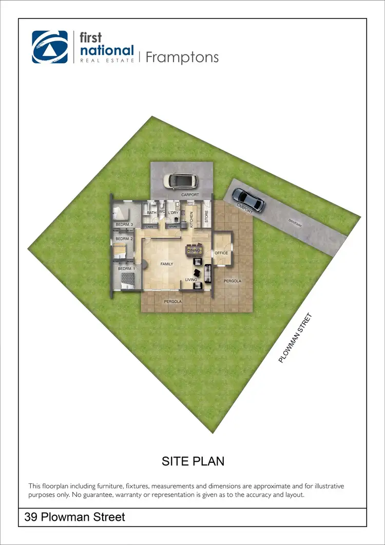 Floorplan of Homely unit listing, 39 Plowman Street, Gillen NT 870