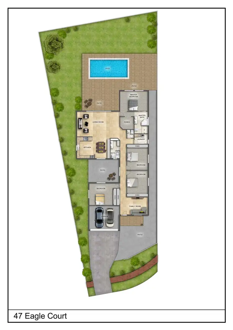 Floorplan of Homely house listing, 47 Eagle Court, Desert Springs NT 870