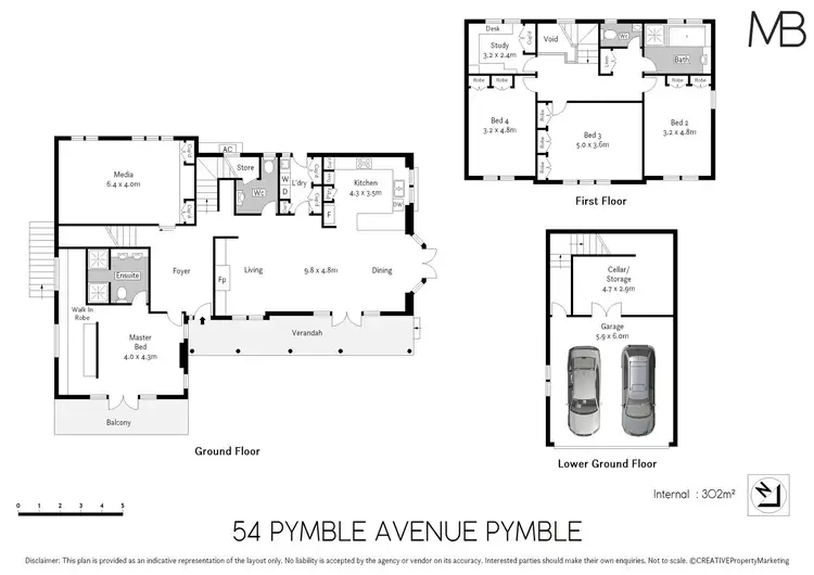 Floorplan of Homely house listing, 54 Pymble Avenue, Pymble NSW 2073