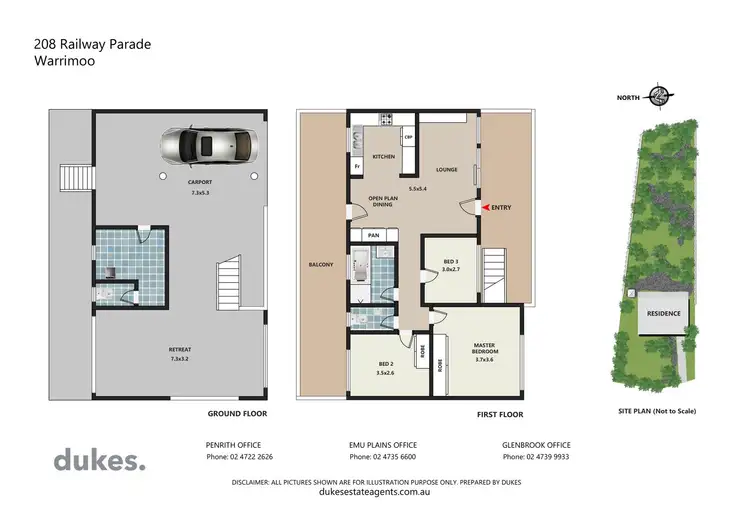 Floorplan of Homely house listing, 208 Railway Parade, Warrimoo NSW 2774