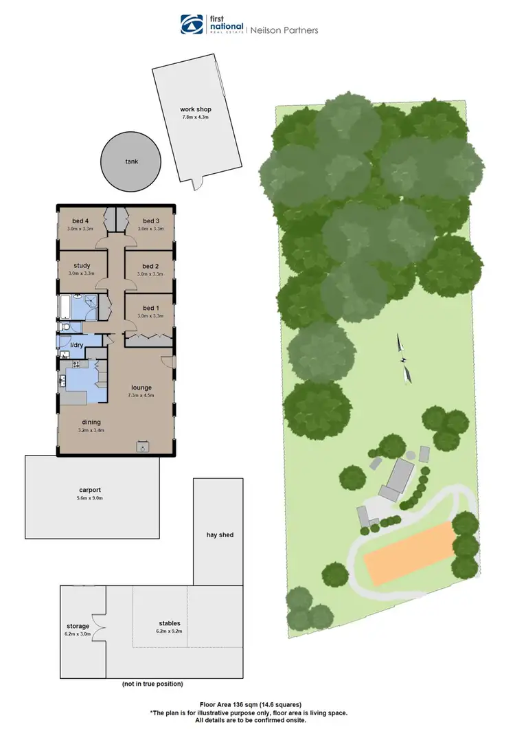 Floorplan of Homely house listing, 130 Trevor Road, Nar Nar Goon North VIC 3812