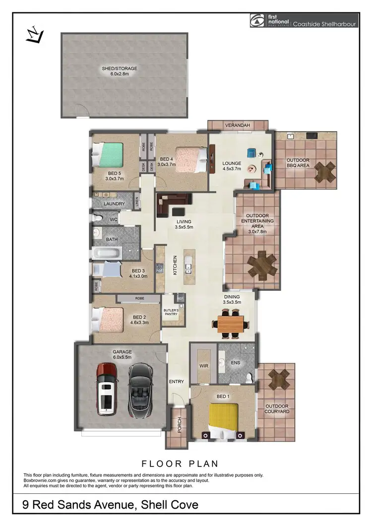 Floorplan of Homely house listing, 9 Red Sands Avenue, Shell Cove NSW 2529