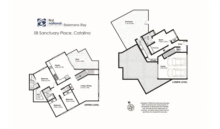 Floorplan of Homely house listing, 5B Sanctuary Place, Catalina NSW 2536