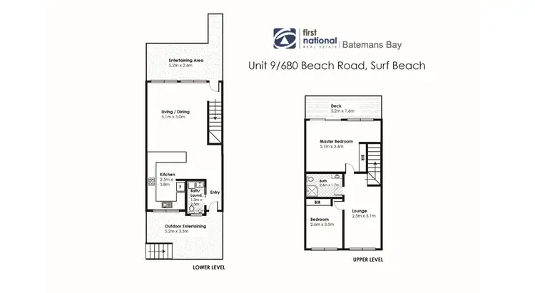 Floorplan of Homely townhouse listing, 9/680 Beach Road, Surf Beach NSW 2536
