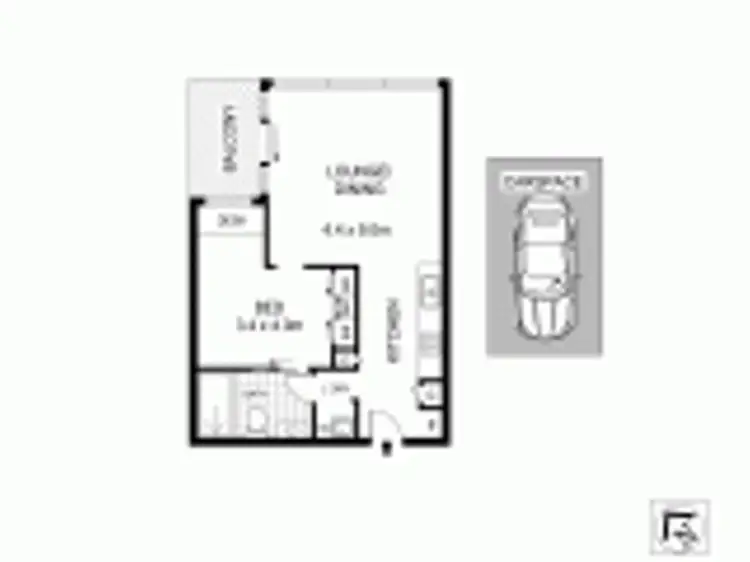 Floorplan of Homely apartment listing, 127/2 Golding Street, Hawthorn VIC 3122