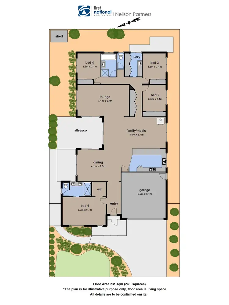 Floorplan of Homely house listing, 17 Loxton Way, Pakenham VIC 3810