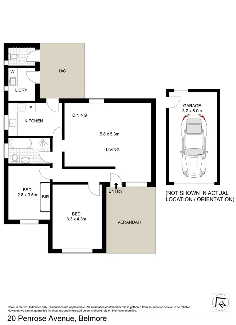 Floorplan of Homely house listing, 20 Penrose Avenue, Belmore NSW 2192