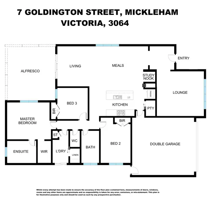 Floorplan of Homely house listing, 7 Goldington Street, Mickleham VIC 3064