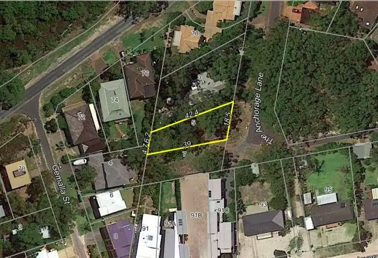 Floorplan of Homely land listing, 5 The Anchorage Lane, Hawks Nest NSW 2324