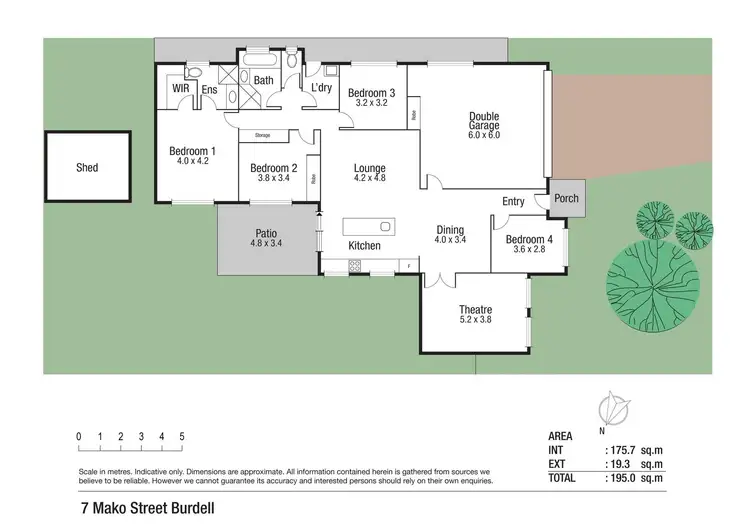 Floorplan of Homely house listing, 7 Mako Street, Burdell QLD 4818
