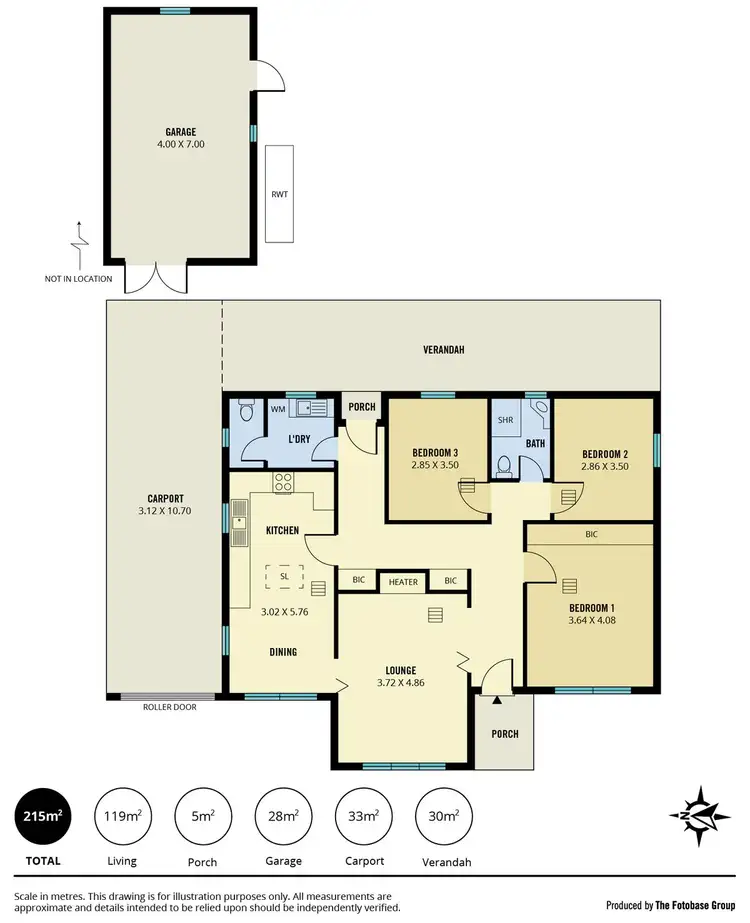 Floorplan of Homely house listing, 7 Gifford Street, South Plympton SA 5038