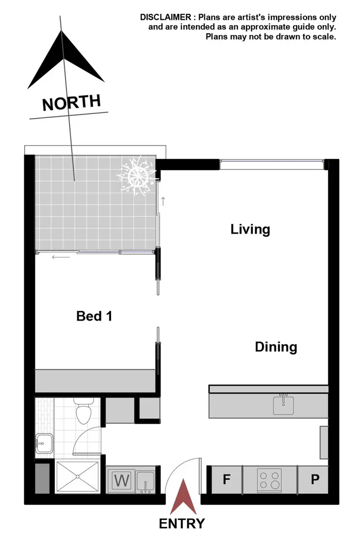 Floorplan of Homely apartment listing, 320/85 Eyre Street, Kingston ACT 2604