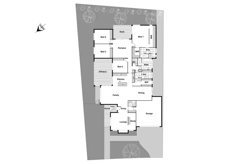 Floorplan of Homely house listing, 19 Macartney Crescent, Deakin ACT 2600