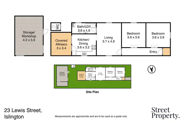 Floorplan of Homely house listing, 23 Lewis Street, Islington NSW 2296