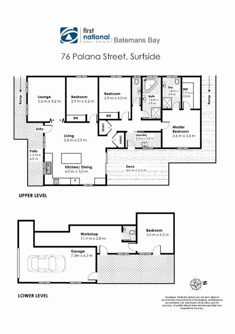 Floorplan of Homely house listing, 76 Palana Street, Surfside NSW 2536