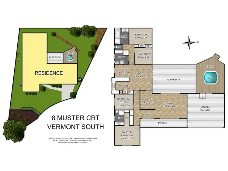 Floorplan of Homely house listing, 8 Muster Court, Vermont South VIC 3133