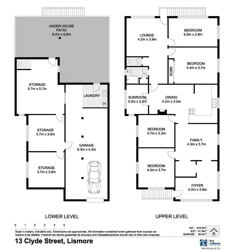 Floorplan of Homely house listing, 13 Clyde Street, Lismore NSW 2480