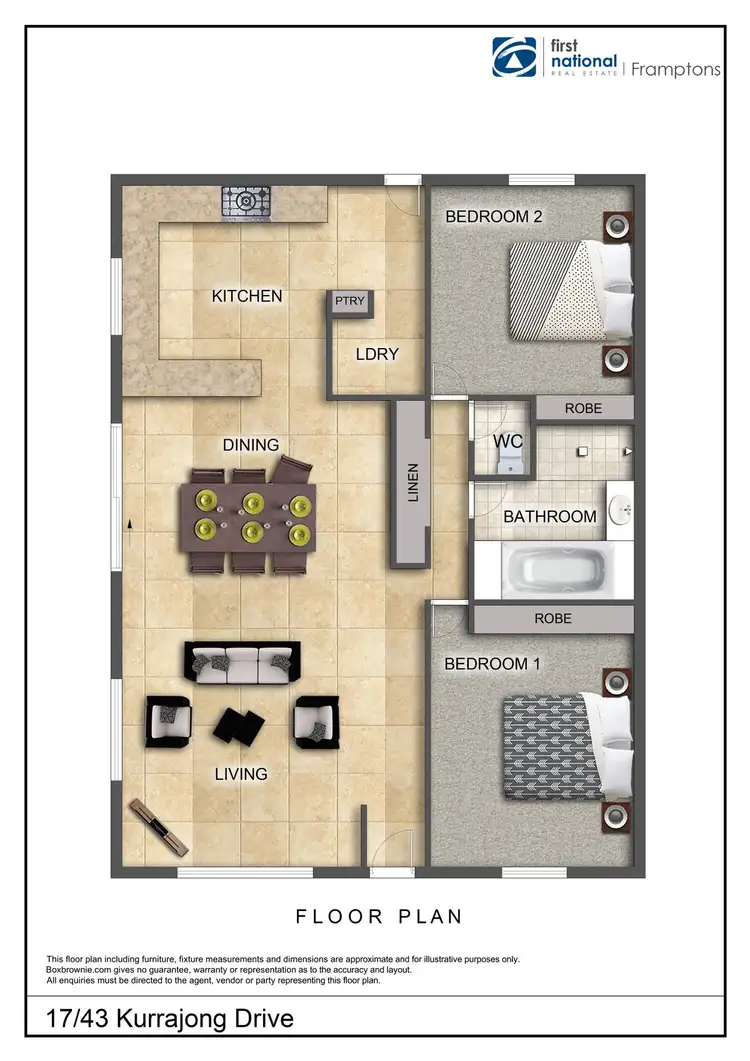 Floorplan of Homely unit listing, 17/43 Kurrajong Drive, East Side NT 870