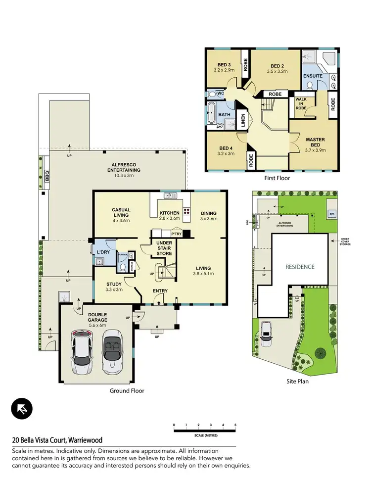 Floorplan of Homely house listing, 20 Bella Vista Court, Warriewood NSW 2102